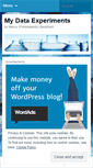 Mobile Screenshot of mydataexperiments.com